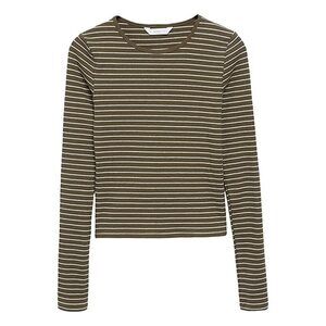 MANGO Kids Alicia T-Shirt (Teen) Khaki SM (65"")